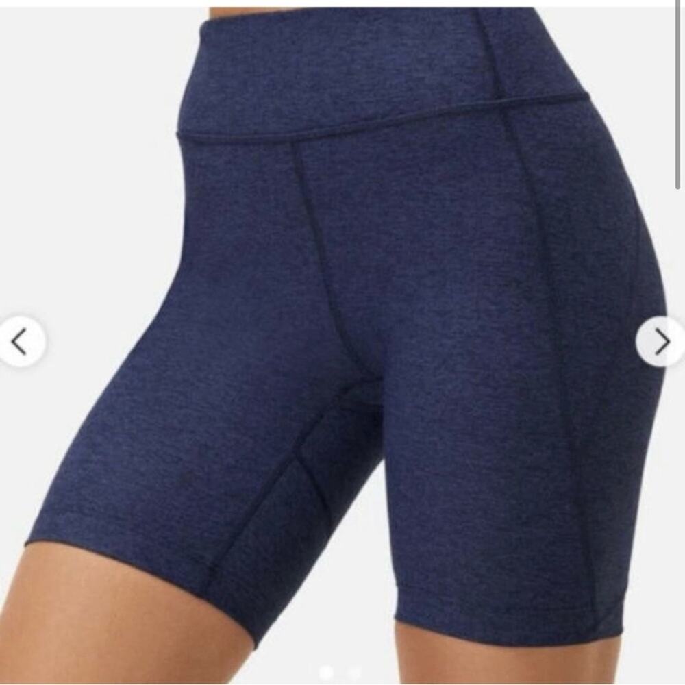 Outdoor Voices Double Time 10”‎ Biker Shorts Navy Compression Pocket Size XS NEW